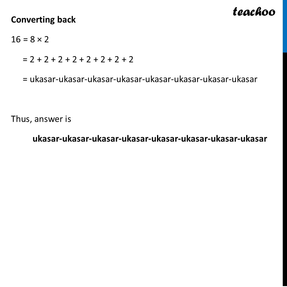 part 4 - Question 2 - Figure it out - Page 60, 61 - Chapter 3 Class 8 - A Story of Numbers (Ganita Prakash) - Class 8 (Ganita Prakash & Old NCERT)