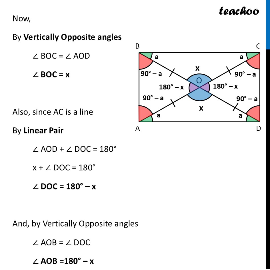 part 5 - Deduction 3 - What are the angles between the diagonals? - Rectangle - Chapter 4 Class 8 - Quadrilaterals (Ganita Prakash) - Class 8 (Ganita Prakash & Old NCERT)