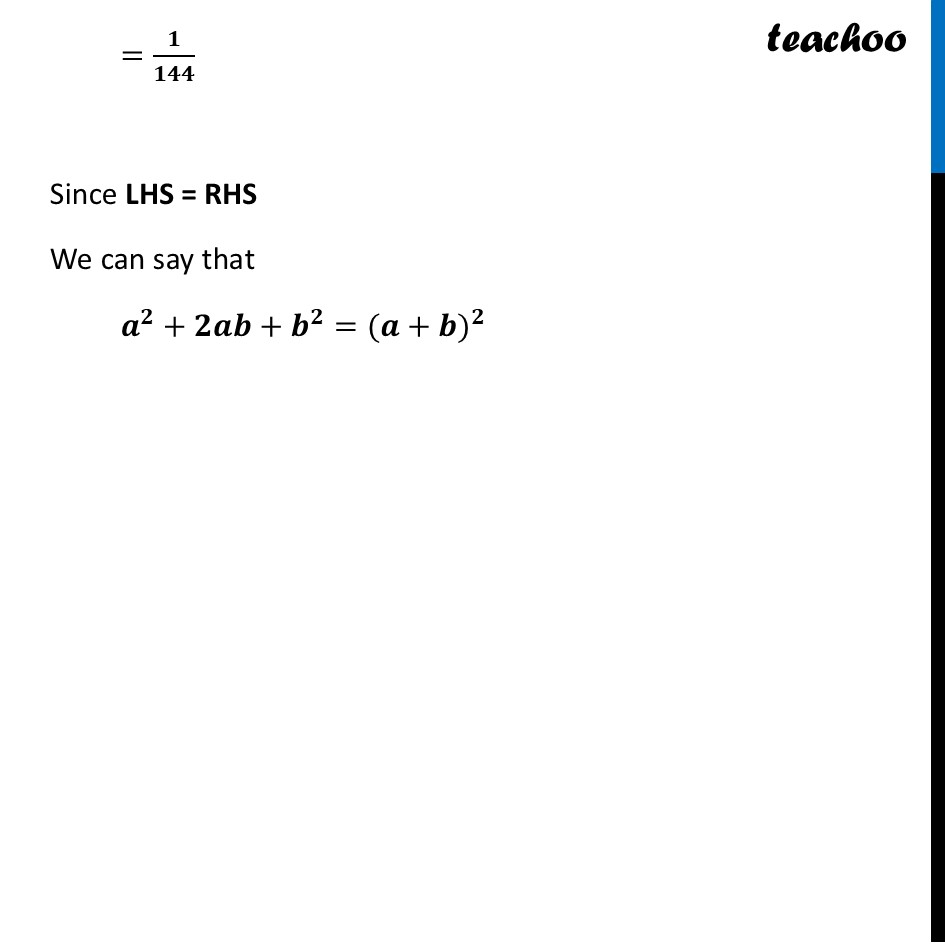 part 4 - Example 2 - Visualising Algebraic Identities - Chapter 4 Class 9 - Exploring Algebraic Identities (Ganita Manjari I) - Class 9