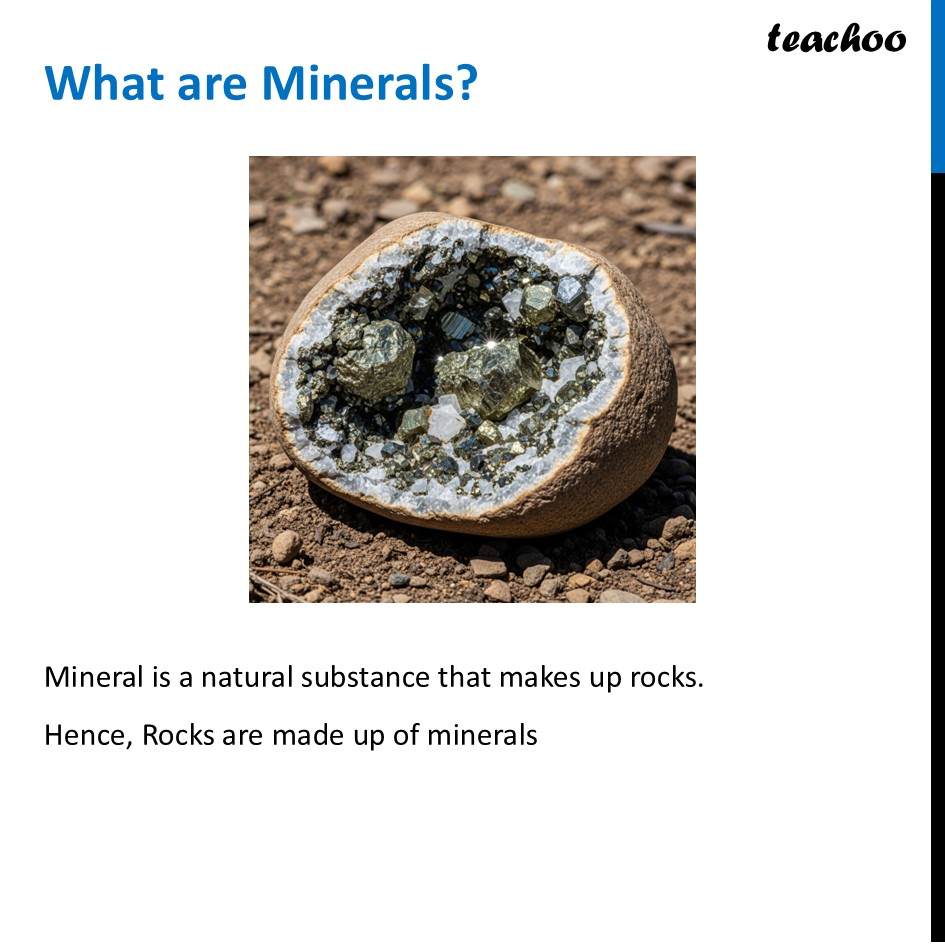 part 8 - Soil, Rocks and Minerals - Concepts - Chapter 11 Class 6 - Nature's Treasures (Curiosity) - Class 6