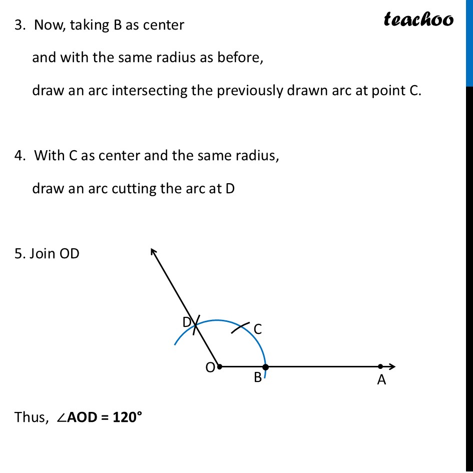 part 2 - Constructing 120° Angle - Constructing Regular Hexagon, Angle 60° and 6-pointed Star - Chapter 6 Class 7 - Constructions and Tilings (Ganita Prakash II) - Class 7 (Ganita Prakash 1, 2 & old NCERT)