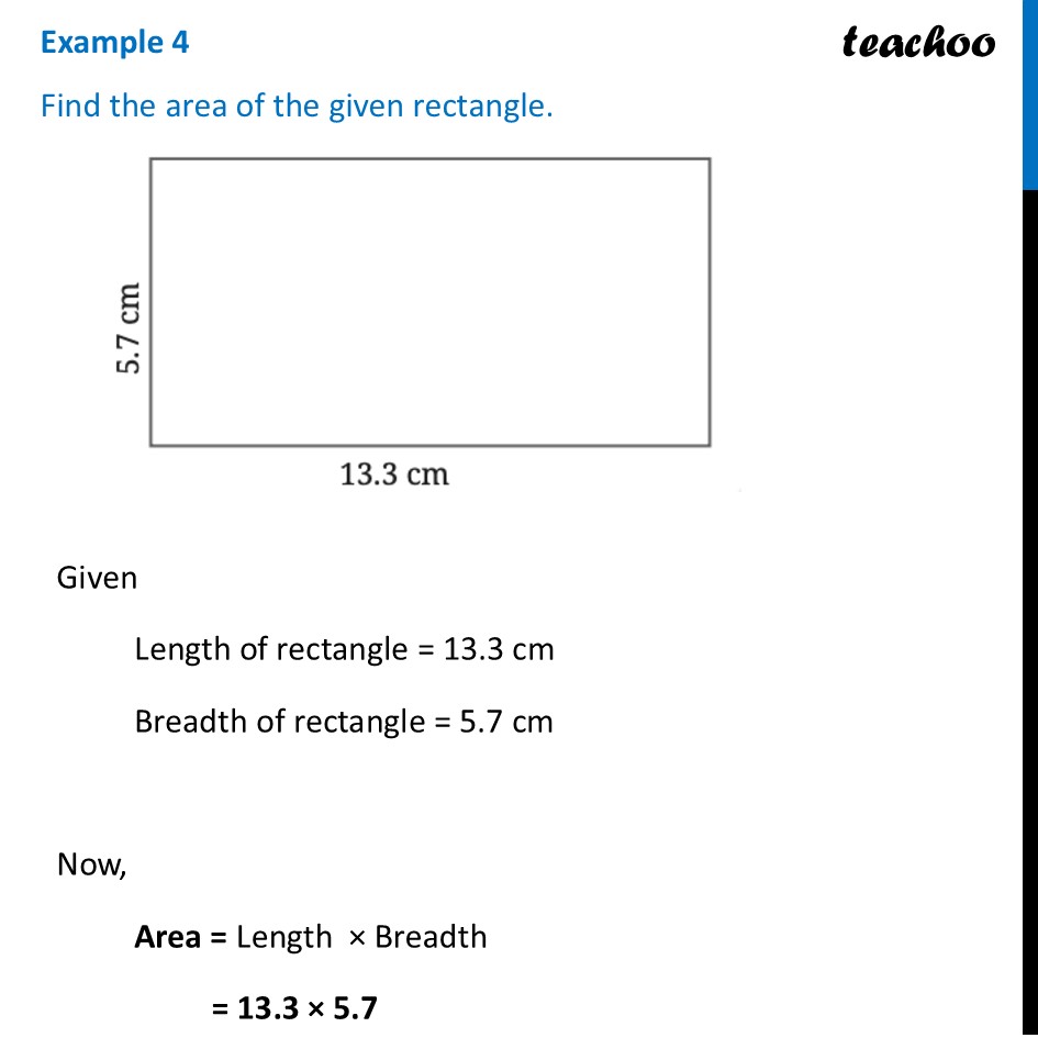 Find the area of the given rectangle [Class 7 Part 2 Ganita Prakash] - Decimal Multiplication