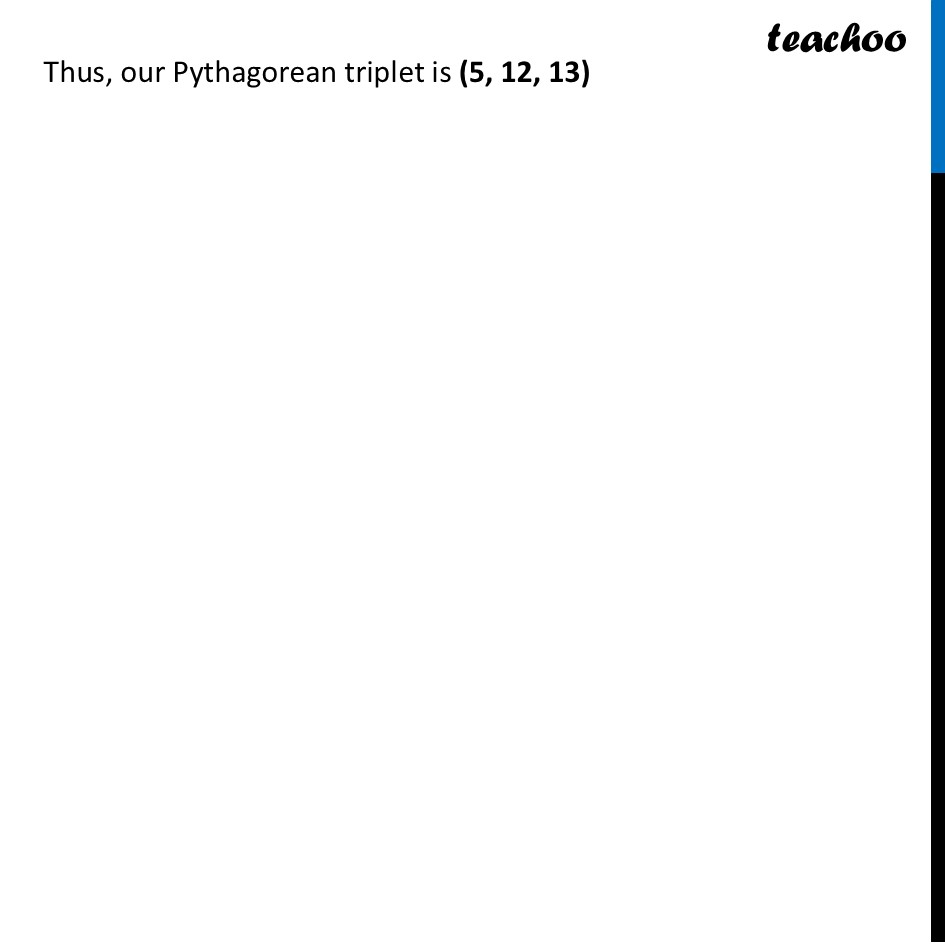part 6 - Finding Primitive Pythagorean Triples - Pythagorean triples - Chapter 2 Class 8 - The Baudhayana-Pythagoras Theorem (Ganita Part 2) - Class 8 (Ganita Prakash - 1, 2 & Old NCERT)