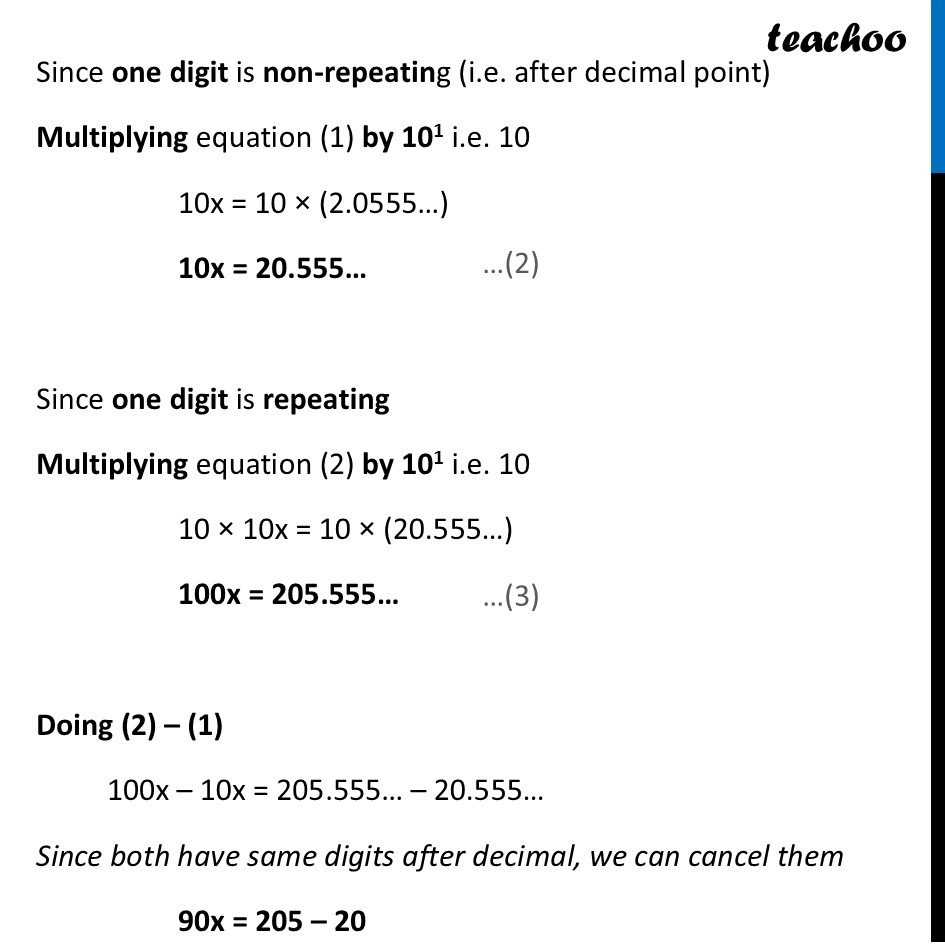 part 12 - Question 3 - End-of-Chapter Exercises - Chapter 3 Class 9 - The World of Numbers (Ganita Manjari I) - Class 9