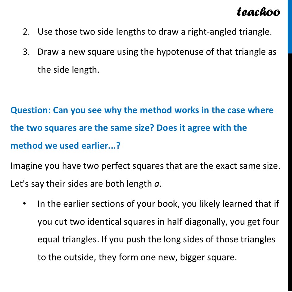 part 3 - Combining Two squares - Combining Two squares - Chapter 2 Class 8 - The Baudhayana-Pythagoras Theorem (Ganita Part 2) - Class 8 (Ganita Prakash - 1, 2 & Old NCERT)