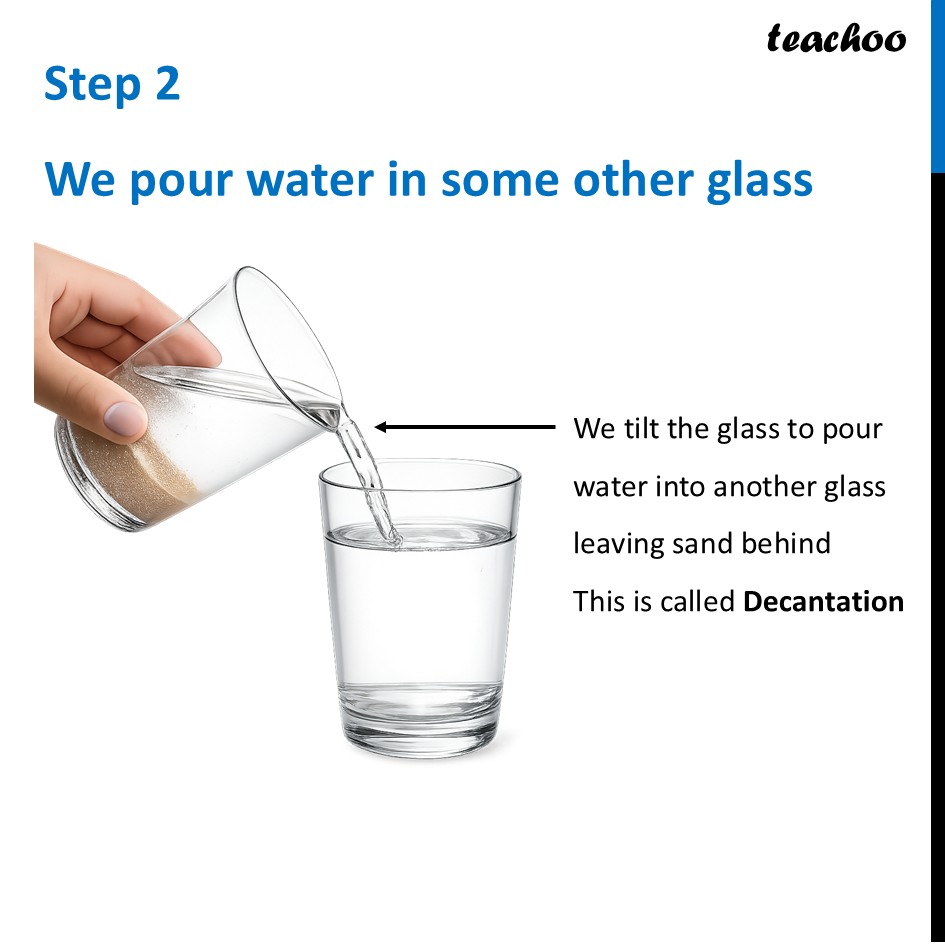 part 3 - Sedimentation, Decantation and Filtration - Concepts - Chapter 9 Class 6 - Methods of Separation in Everyday Life (Curiosity) - Class 6