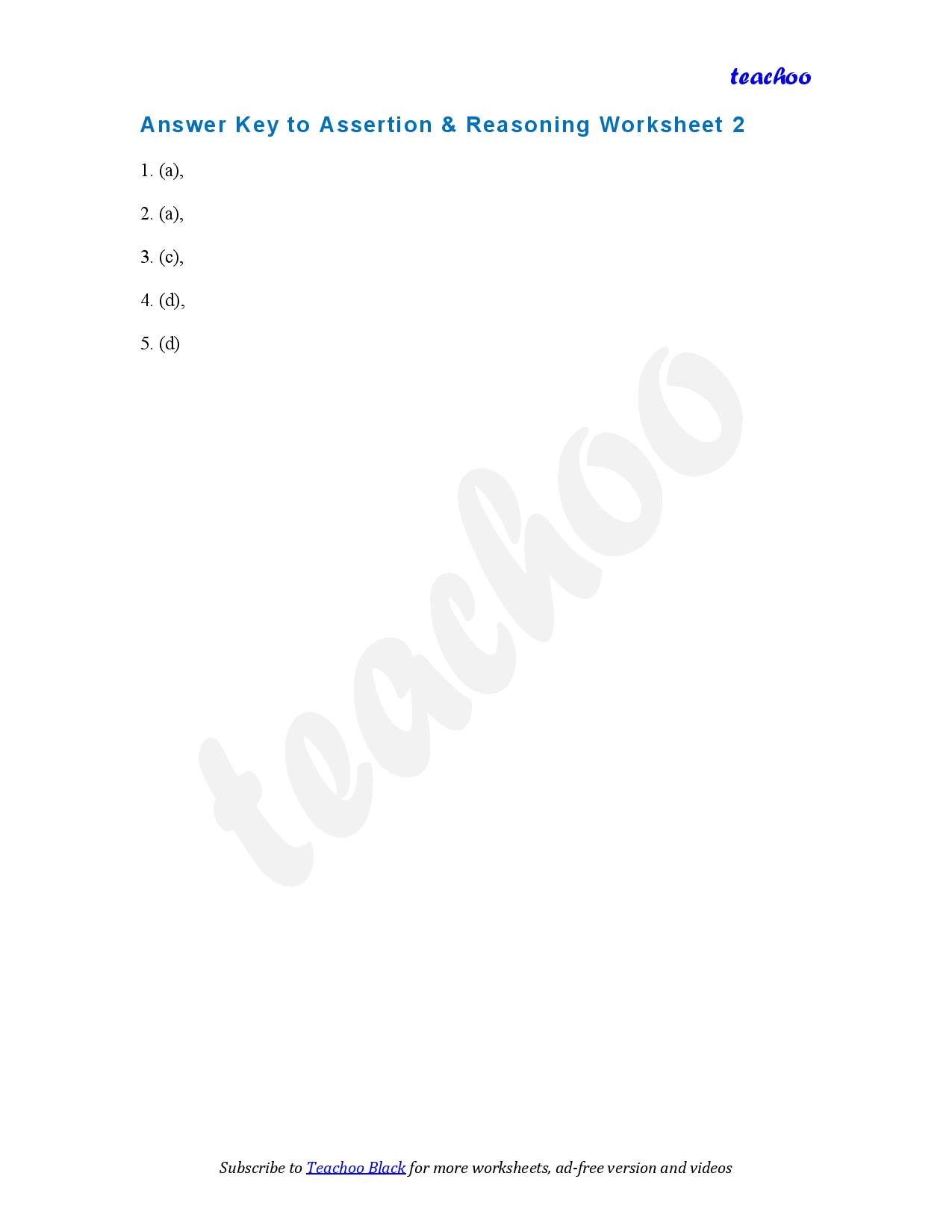 part 4 - Assertion Reasoning - Worksheet 2 - Teachoo Questions - Assertion Reasoning - Serial order wise - Chapter 5 Class 10 Arithmetic Progressions