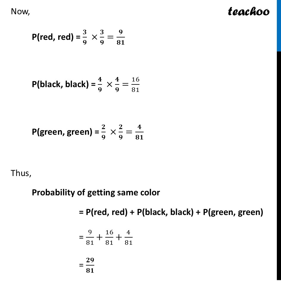 part 6 - Ex 7.4, 2 - Exercise Set 7.4 - Chapter 7 - The Mathematics of Maybe: Introduction to Probability - Class 9