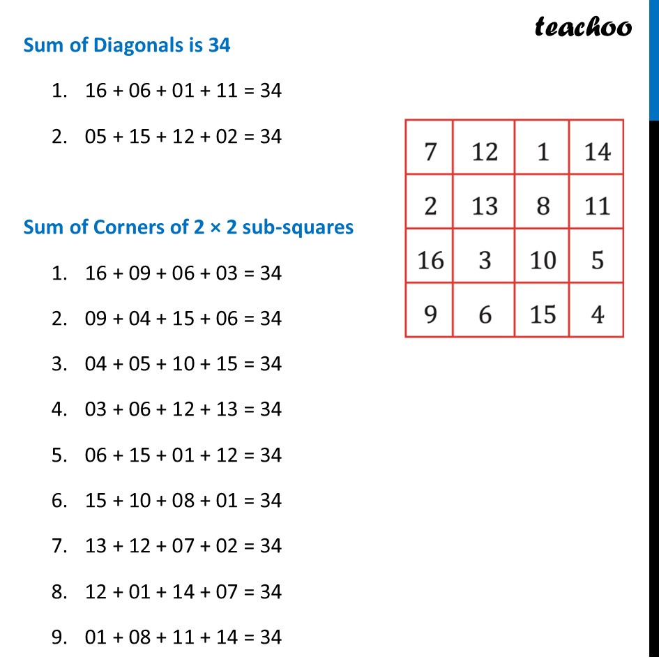 part 3 - First ever 4 × 4 Magic Square (Chautīsā Yantra) - First ever 4 × 4 Magic Square - Chapter 6 Class 7 - Number Play - Ganita Prakash - Class 7 (Ganita Prakash 1, 2 & old NCERT)