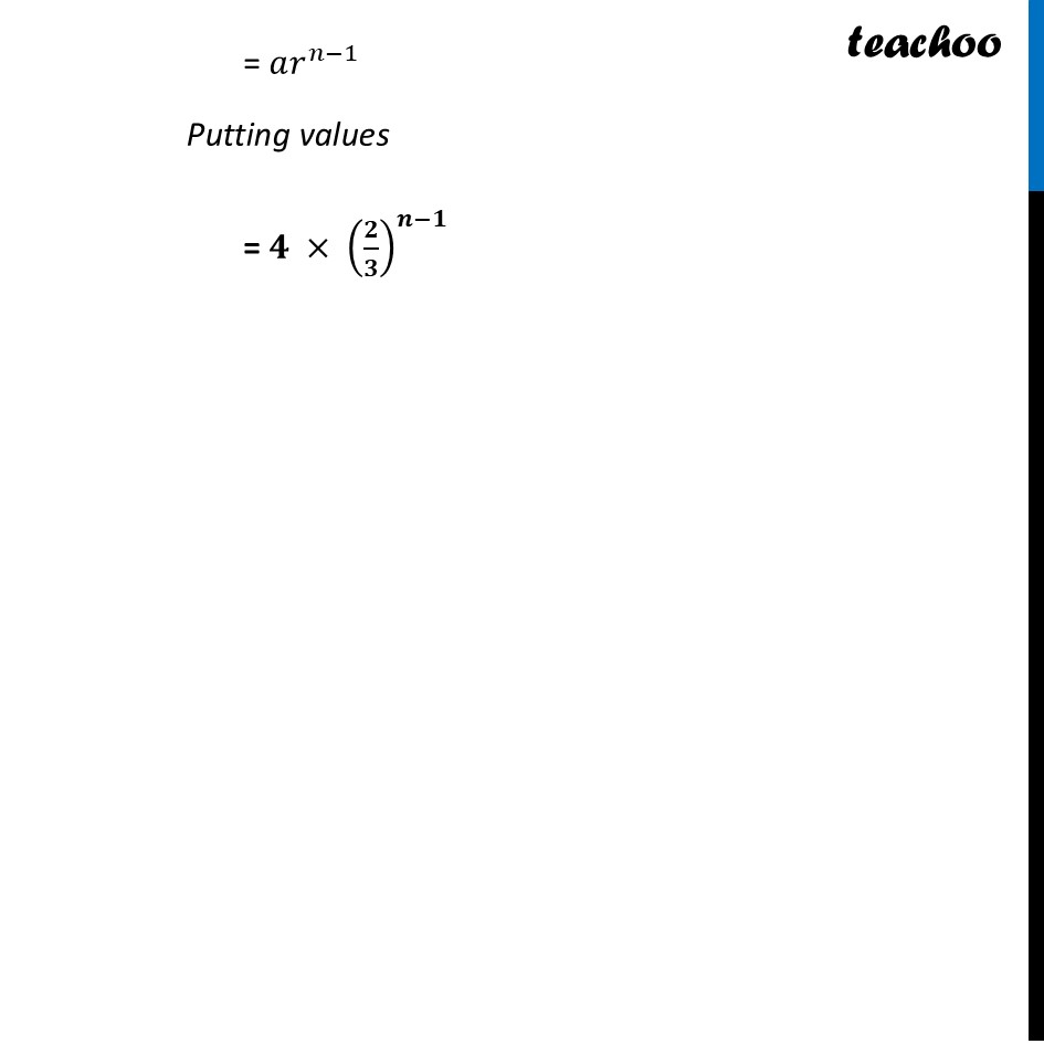 part 5 - Exercise Question 1 (Page 188) - Geometric Progressions - Chapter 8 - Predicting What Comes Next: Exploring Sequences & Progress - Class 9