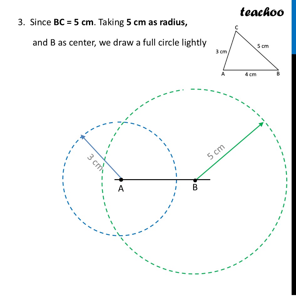 part 4 - Question (b) - Page 150 - Constructing a Triangle when its Sides are given - Chapter 7 Class 7 - A tale of three Intersecting Lines (Ganit Prakash) - Class 7 (Ganita Prakash 1, 2 & old NCERT)