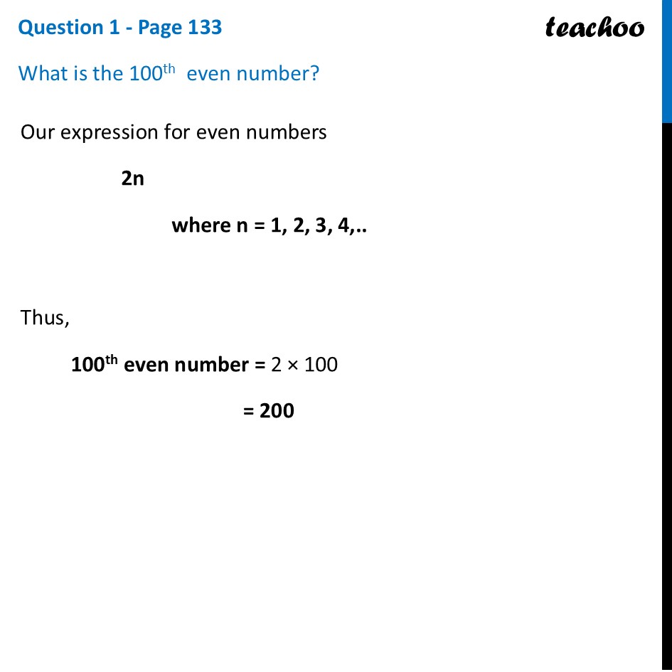 [Number Play] What is the 100th  even number? - [Ganita Prakash] - Parity of Expressions