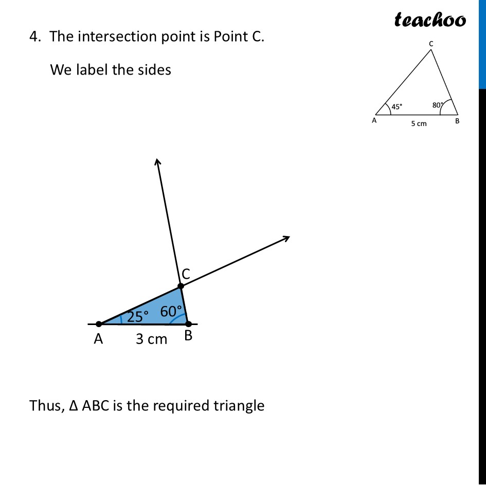 part 5 - Question 1 (b) - Figure it out - Page 162 - Constructing Triangle when 2 Angles and the Included Side are given - Chapter 7 Class 7 - A tale of three Intersecting Lines (Ganit Prakash) - Class 7 (Ganita Prakash 1, 2 & old NCERT)