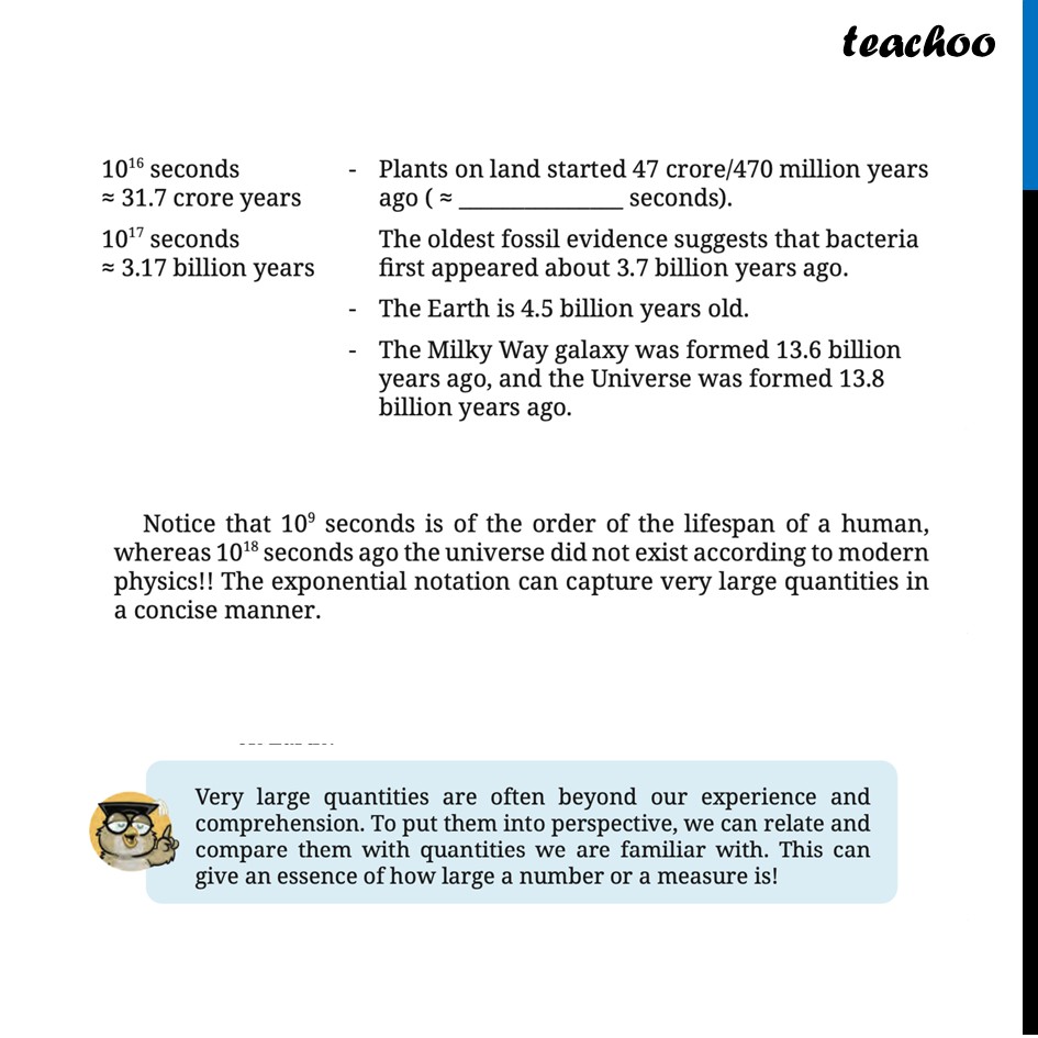 part 5 - Approximate Timelines - Getting a sense of Large Numbers - Chapter 2 Class 8 - Power Play (Ganita Prakash) - Class 8 (Ganita Prakash & Old NCERT)