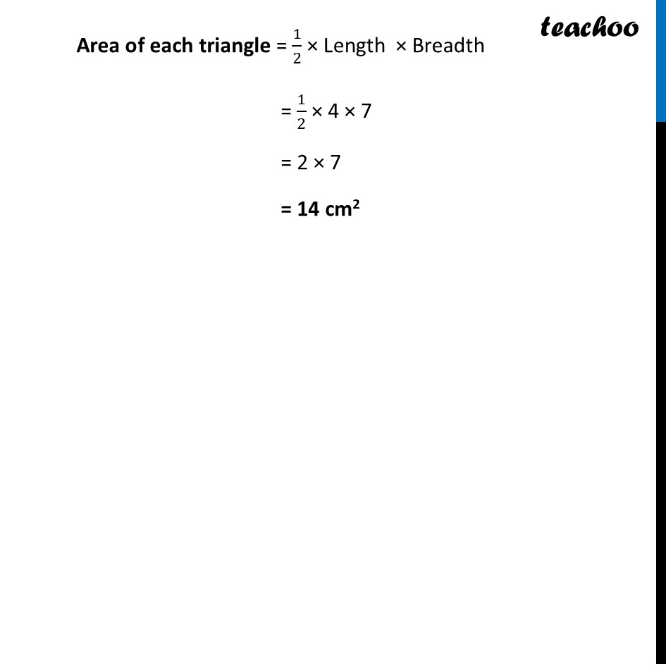 part 2 - Question 1 - Page 150 - Area of Rectangle and Square - Chapter 7 Class 8 - Area (Ganita Prakash II) - Class 8 (Ganita Prakash - 1, 2 & Old NCERT)