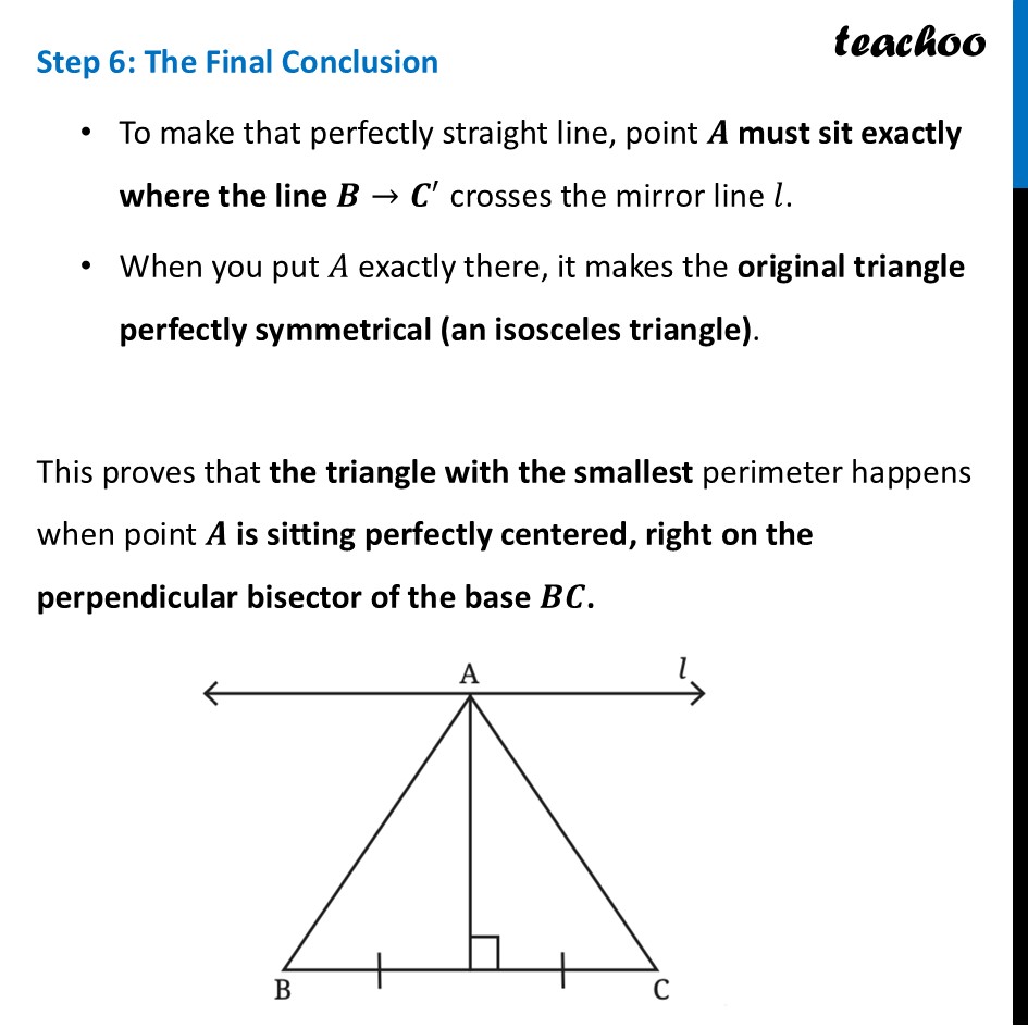 part 6 - Building Triangle between Parallel Lines with Smallest Perimeter - Triangles between Parallel Lines with a Common Base - Chapter 7 Class 8 - Area (Ganita Prakash II) - Class 8 (Ganita Prakash - 1, 2 & Old NCERT)