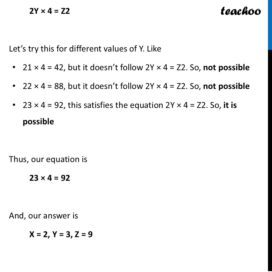 part 10 - Question (i) to (vi) - Page 132 (Solve the following) - Digits in Disguise - Chapter 5 Class 8 - Number Play (Ganita Prakash) - Class 8 (Ganita Prakash - 1, 2 & Old NCERT)