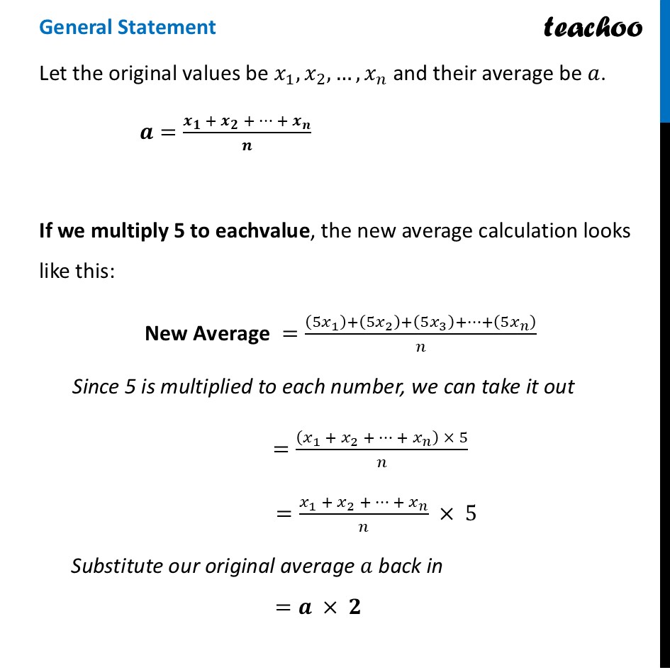 part 4 - Mean when a Number is Multiplied to each term - Tinkering with Mean - Chapter 5 Class 8 - Tales by Dots and Lines (Ganita Prakash II) - Class 8 (Ganita Prakash - 1, 2 & Old NCERT)