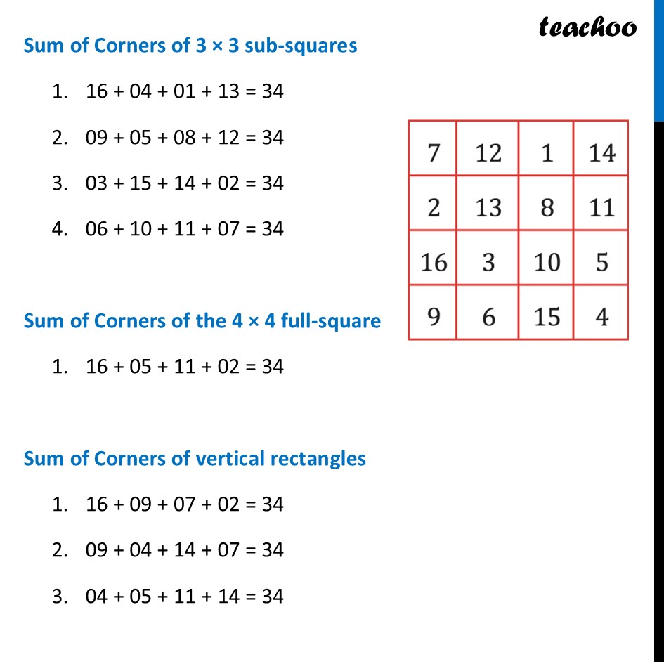 part 4 - First ever 4 × 4 Magic Square (Chautīsā Yantra) - First ever 4 × 4 Magic Square - Chapter 6 Class 7 - Number Play - Ganita Prakash - Class 7 (Ganita Prakash 1, 2 & old NCERT)