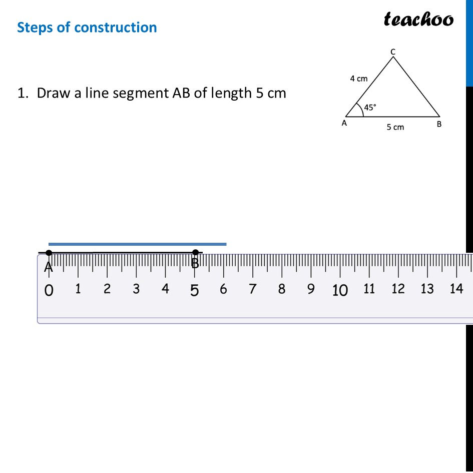 part 3 - Constructing Triangle when 2 Sides and the Included Angle are given - Constructing Triangle when 2 Sides and the Included Angle are given - Chapter 7 Class 7 - A tale of three Intersecting Lines (Ganit Prakash) - Class 7 (Ganita Prakash 1, 2 & old NCERT)