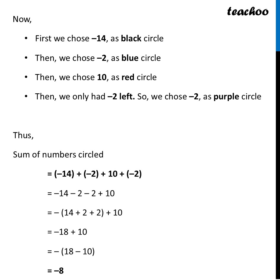 part 3 - Question 2 - Figure it out (Page 265) - Amazing Grid - Chapter 10 Class 6 - The other side of Zero (Ganita Prakash) - Class 6 (Ganita Prakash & Old NCERT)