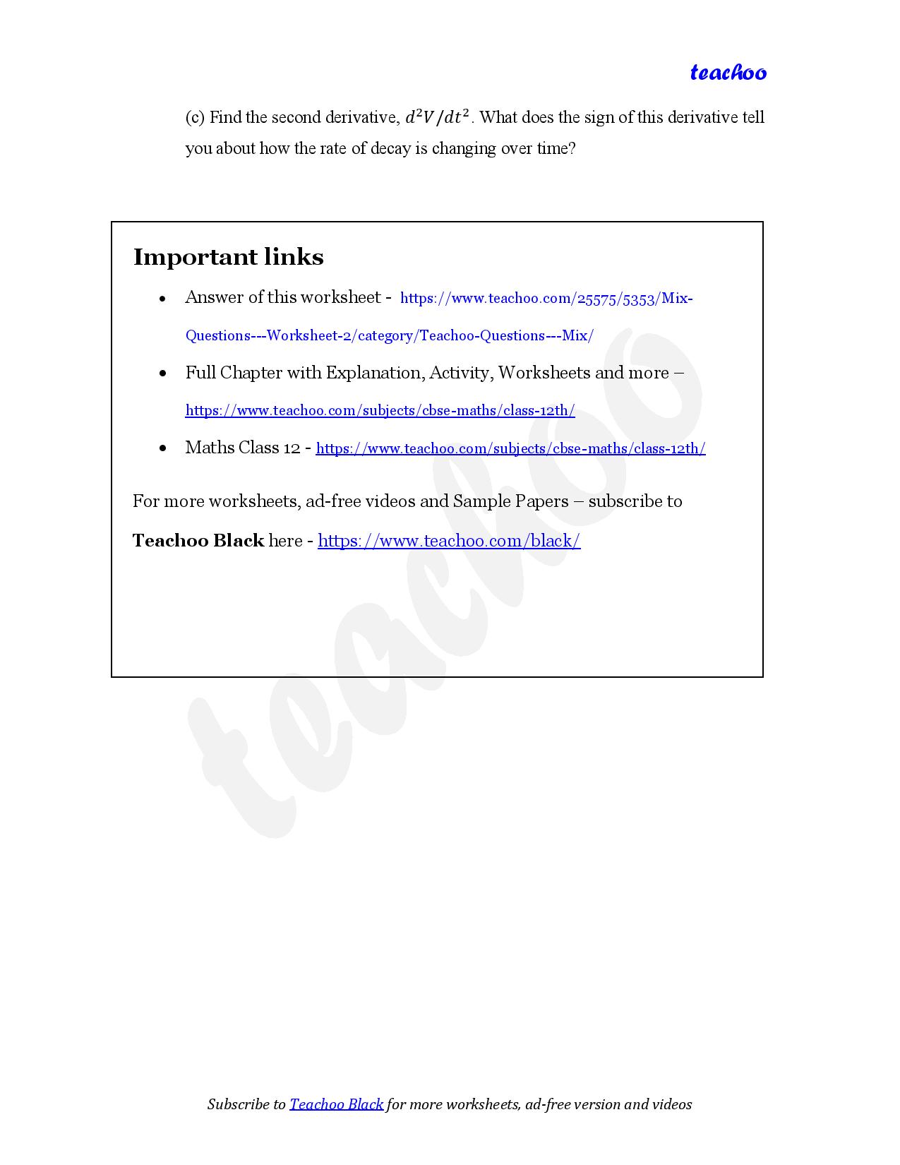 part 3 - Mix Questions - Worksheet 2 - Teachoo Questions - Mix - Serial order wise - Chapter 5 Class 12 Continuity and Differentiability