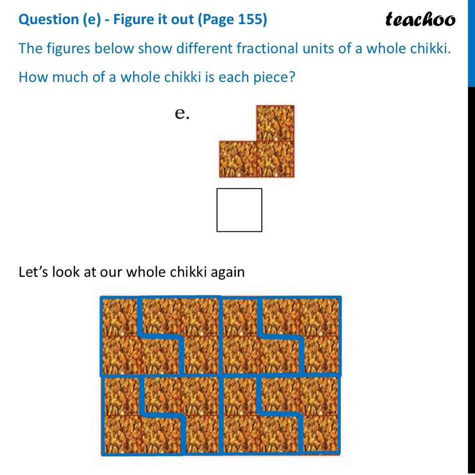 part 9 - Question (a) to (h) - Figure it out (Page 155) - Fractional Units as Parts of a Whole - Chapter 7 Class 6 - Fractions (Ganita Prakash) - Class 6 (Ganita Prakash & Old NCERT)
