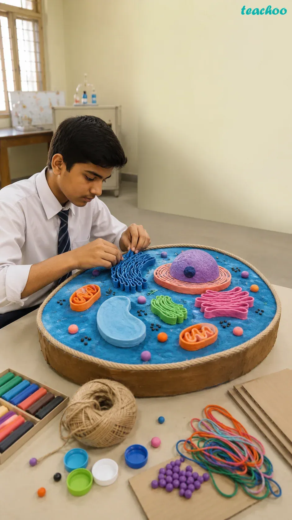 Project 2 — Create a model of an - Cell — The Building Bl - [Teachoo] - The Journey Beyond