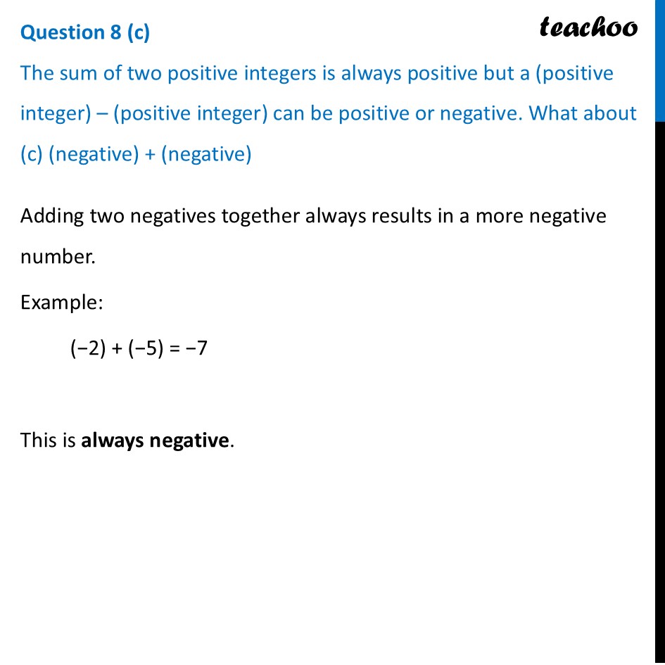 part 3 - Question 8 - Figure it out - Page 265, 266 - Chapter 10 Class 6 - The other side of Zero (Ganita Prakash) - Class 6 (Ganita Prakash & Old NCERT)