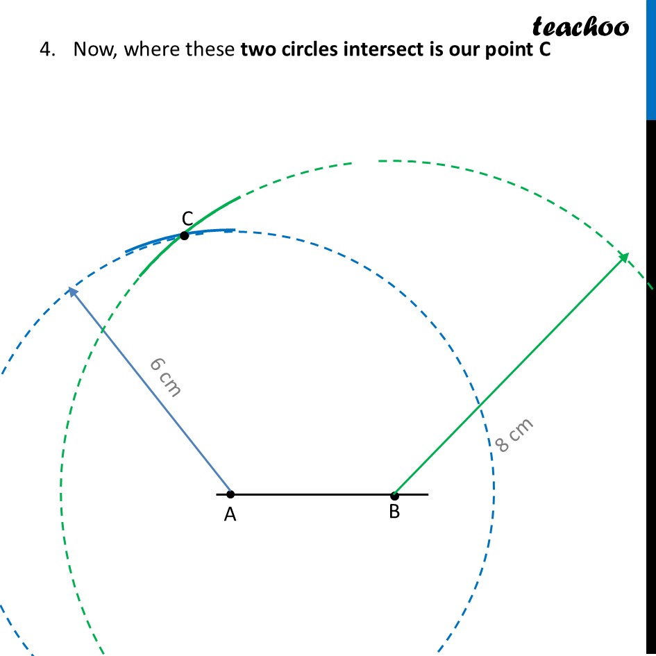 part 5 - Question (d) - Page 150 - Constructing a Triangle when its Sides are given - Chapter 7 Class 7 - A tale of three Intersecting Lines (Ganit Prakash) - Class 7 (Ganita Prakash 1, 2 & old NCERT)