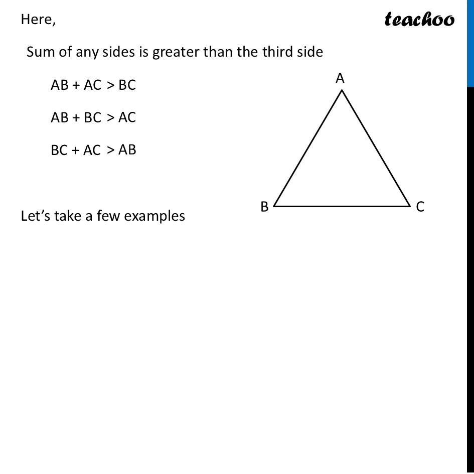part 3 - Triangle Inequality - Are Triangles Possible for any Lengths? - Chapter 7 Class 7 - A tale of three Intersecting Lines (Ganit Prakash) - Class 7 (Ganita Prakash & Old NCERT)