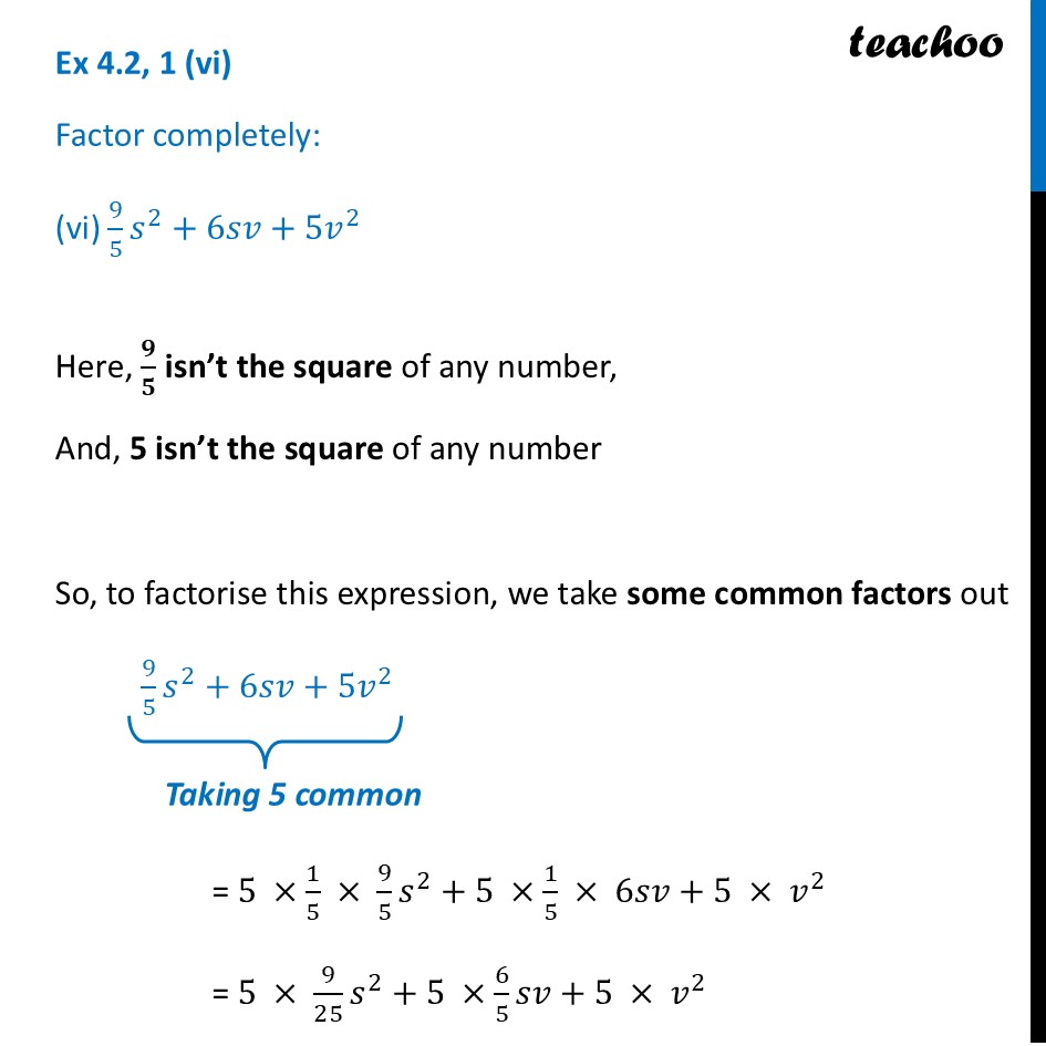 part 7 - Ex 4.2, 1 - Exercise Set 4.2 - Chapter 4 Class 9 - Exploring Algebraic Identities (Ganita Manjari I) - Class 9