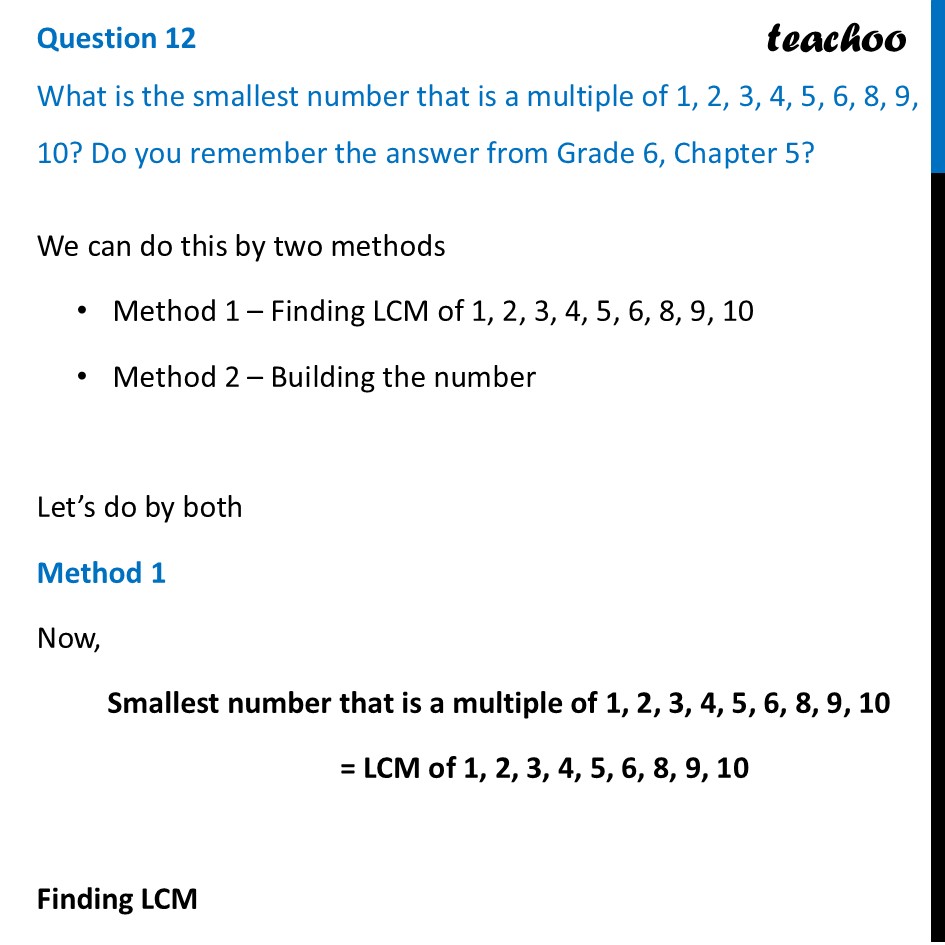 What is the smallest number that is a multiple of 1, 2, 3, 4, 5, 6, 8 - Figure it out - Page 63, 64