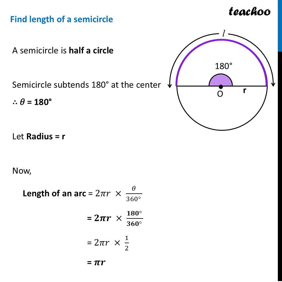 part 2 - Length of an Arc of a Circle - Length of an Arc of a Circle - Chapter 6 Class 9 - Measuring Space: Perimeter and Area (Ganita Manjar - Class 9