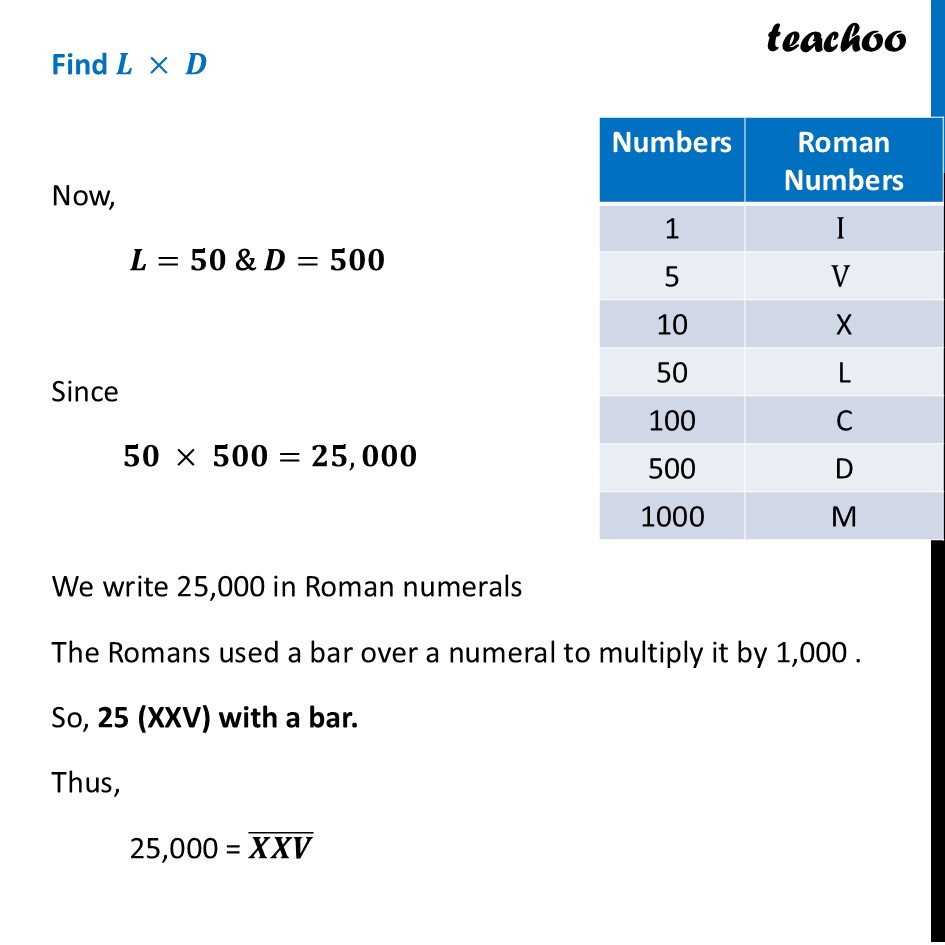 part 3 - Multiplying Roman Numerals - Roman Numerals - Chapter 3 Class 8 - A Story of Numbers (Ganita Prakash) - Class 8 (Ganita Prakash & Old NCERT)