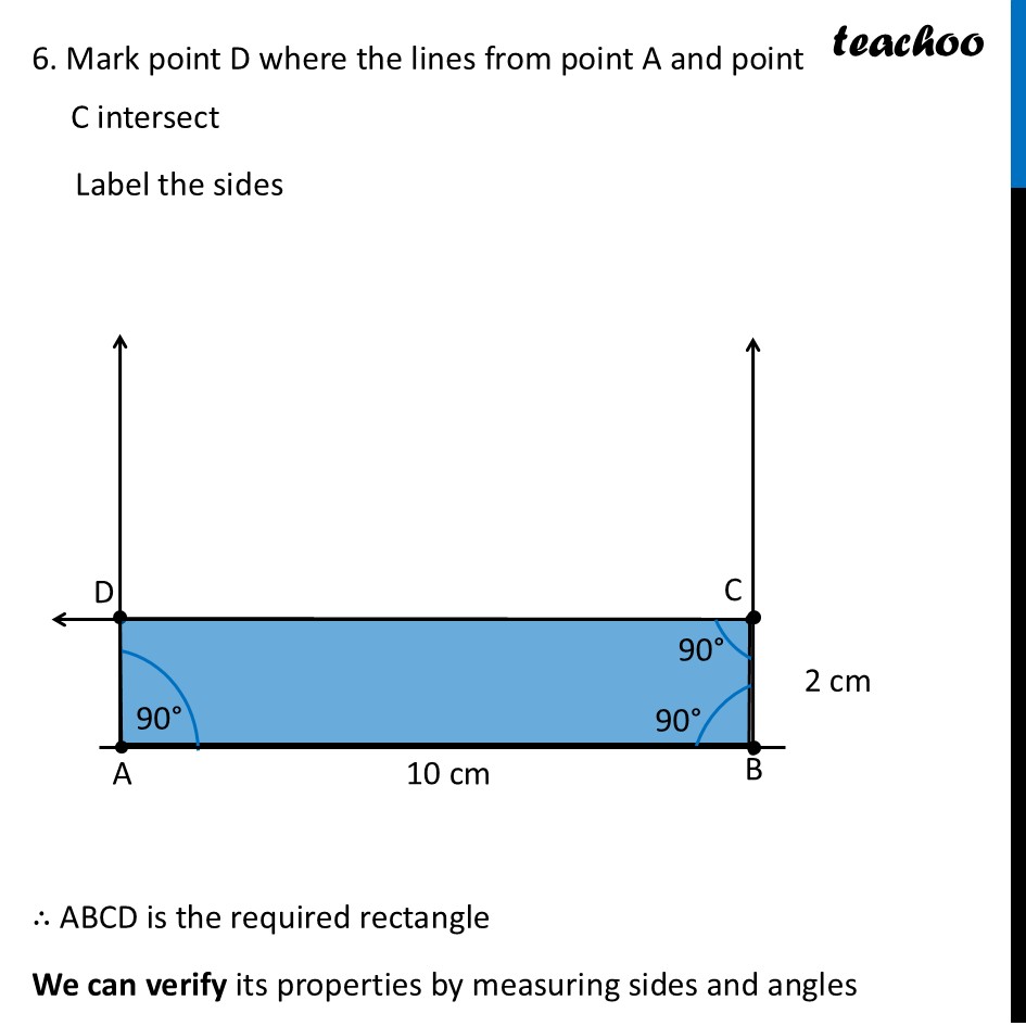 part 7 - Question 2 - Page 197 - Constructing Squares & Rectangles - Chapter 8 Class 6 - Playing with Constructions (Ganita Prakash) - Class 6 (Ganita Prakash & Old NCERT)