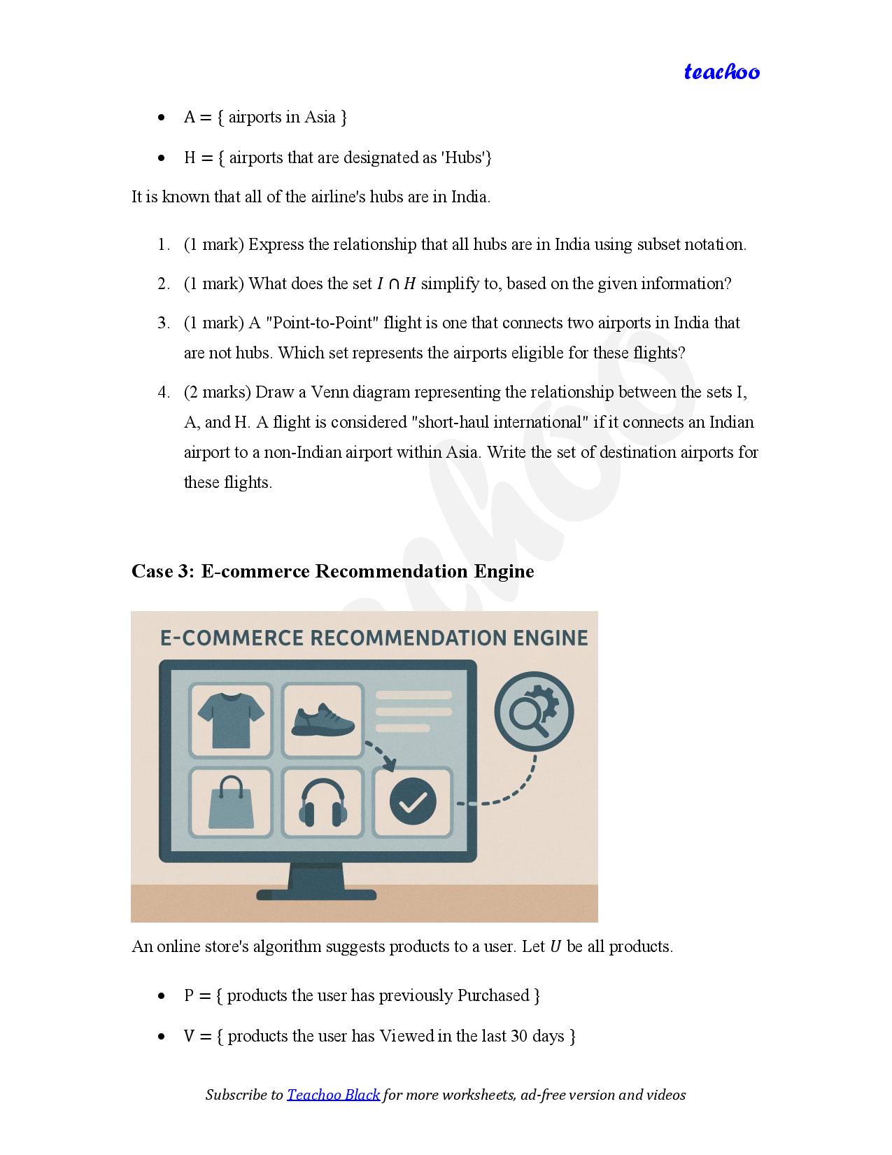 part 3 - Case Based Questions - Worksheet 2 - Teachoo Questions - Case Based - Serial order wise - Chapter 1 Class 11 Sets
