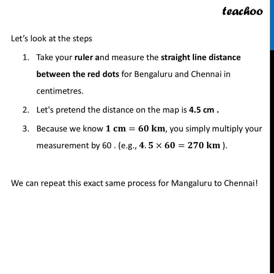 part 2 - Question 1 - Page 56 - Ratios in Maps - Chapter 3 Class 8 - Proportional Reasoning-2 (Ganita Prakash II) - Class 8 (Ganita Prakash - 1, 2 & Old NCERT)