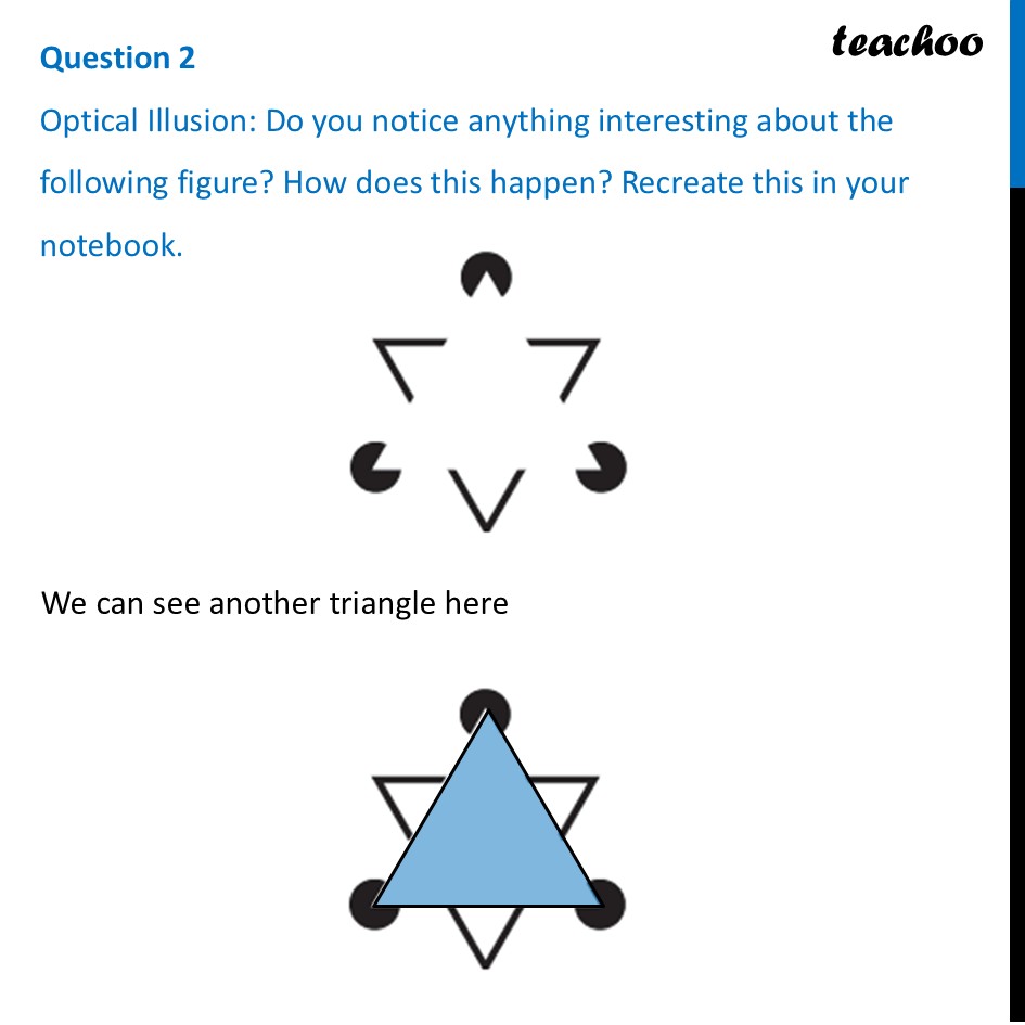 [Class 7] Optical Illusion: Do you notice anything interesting about - Figure it out - Pag 154, 155