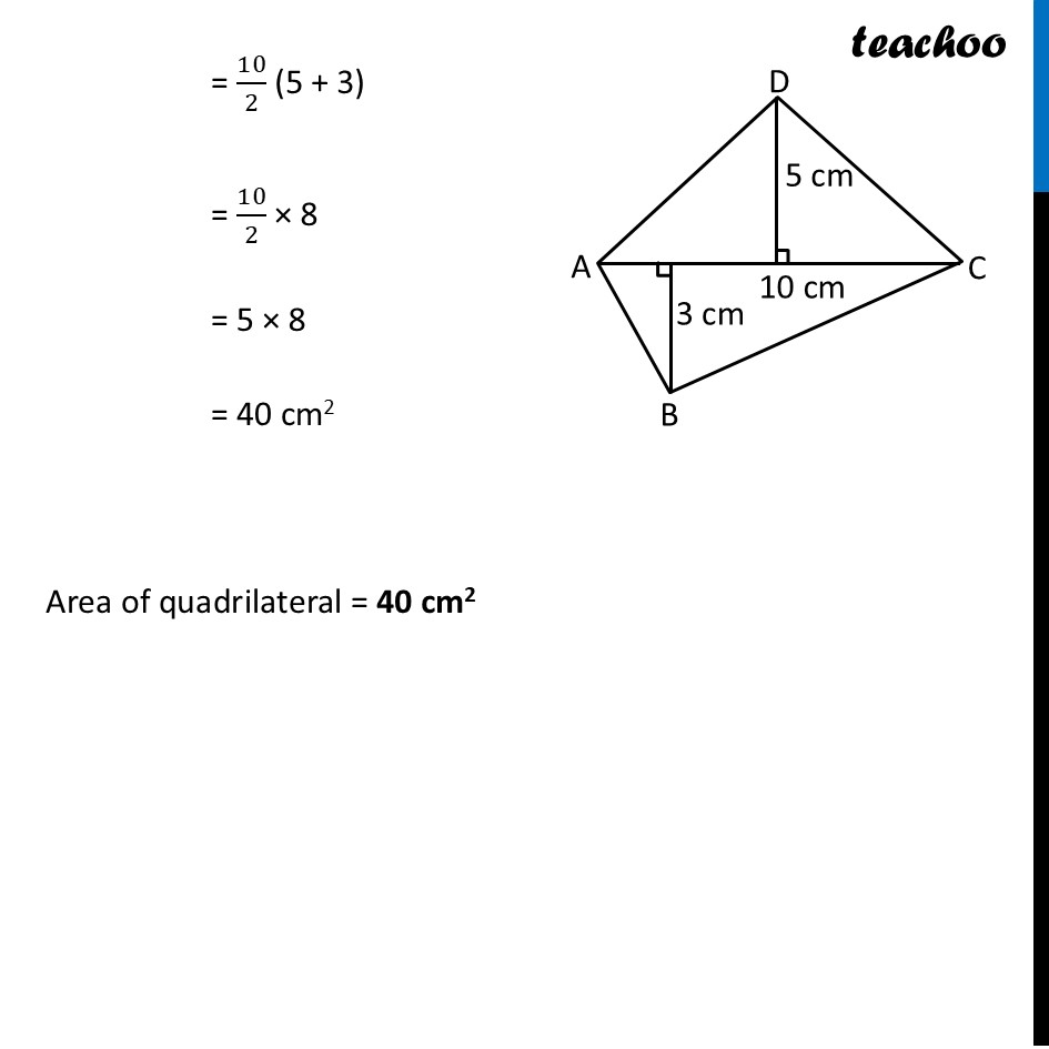 Area of any Quadrilateral - Formulas, Methods - Ganita Prakash Class 8