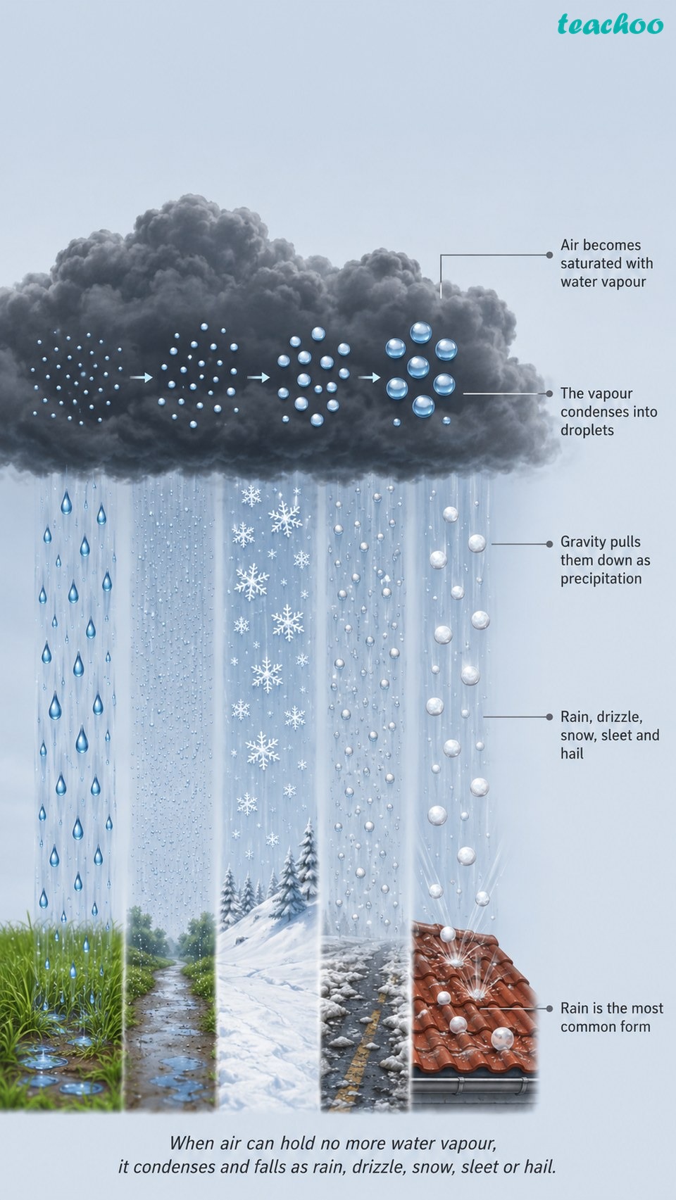 3.4.3 Precipitation - Atmosphere and Climate - [Teachoo] - Concepts