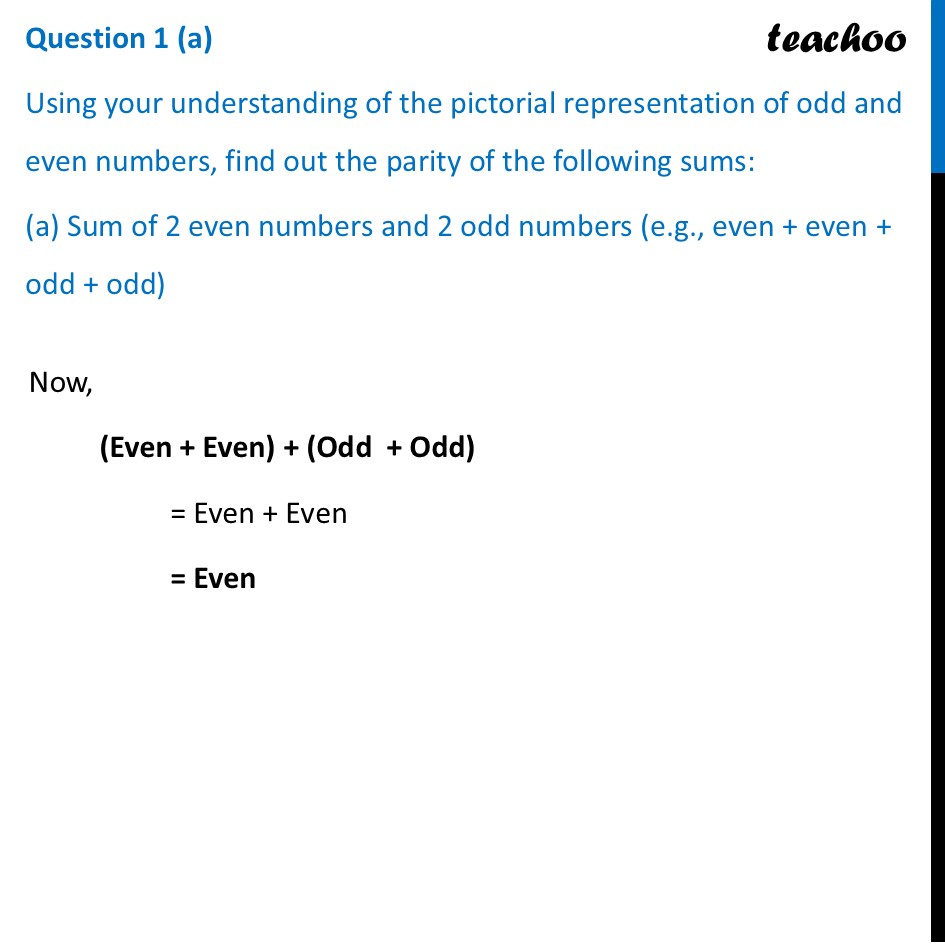 Using your understanding of the pictorial representation of odd - Figure it out - Page 131