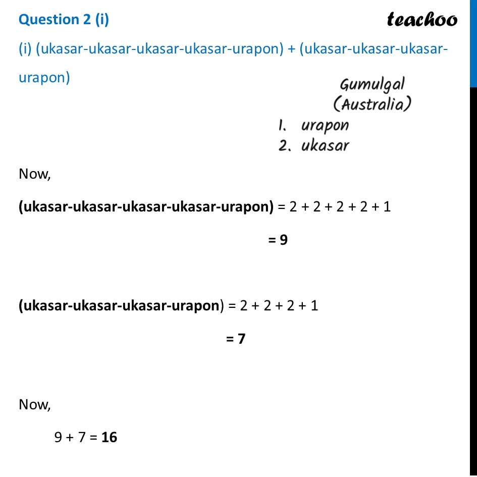 part 3 - Question 2 - Figure it out - Page 60, 61 - Chapter 3 Class 8 - A Story of Numbers (Ganita Prakash) - Class 8 (Ganita Prakash & Old NCERT)