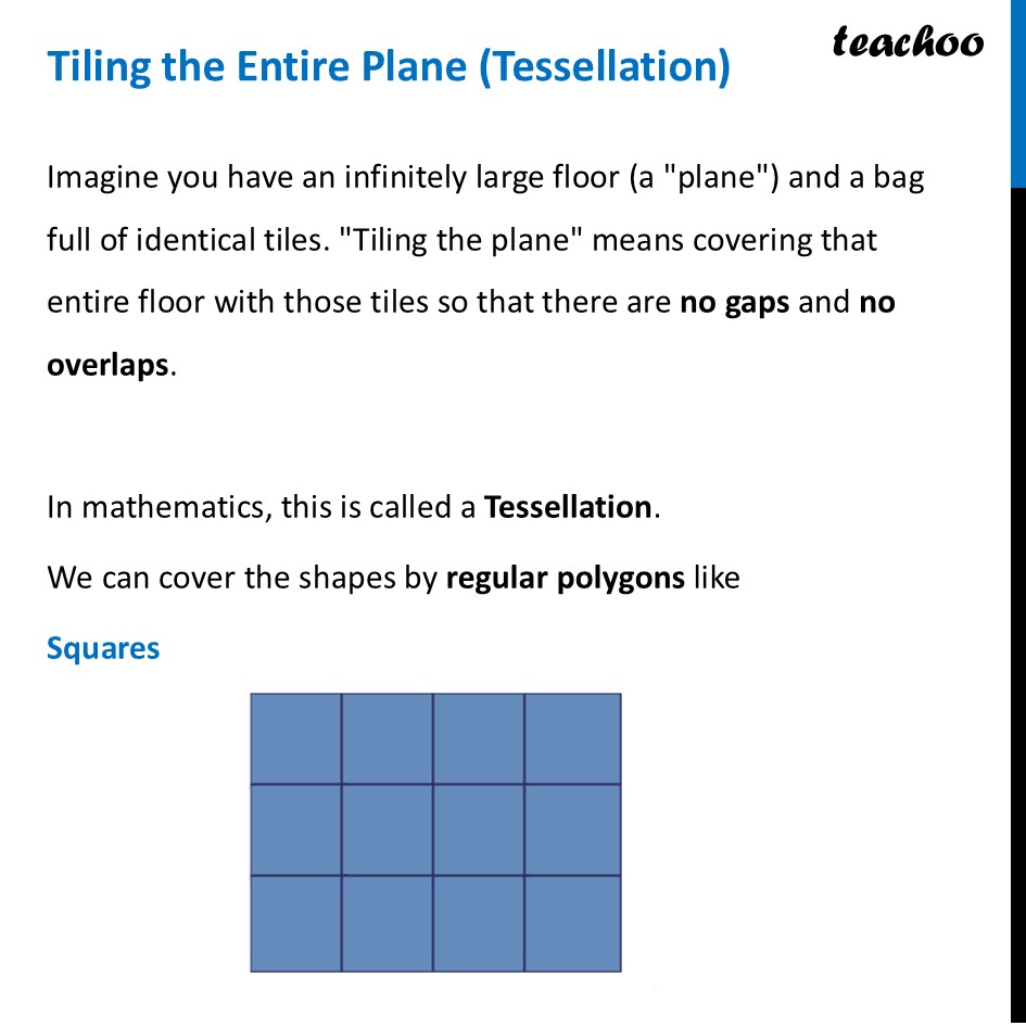 Tiling the Entire Plane (Tessellation) - [Constructions And Tilings] - Tiling the Entire Plane
