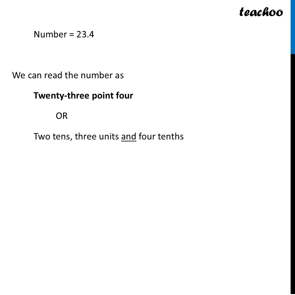 part 3 - Question 1 - Page 64 - Reading and Writing Decimals - Chapter 3 Class 7 - A peek beyond the Point (Ganita Prakash) - Class 7 (Ganita Prakash & Old NCERT)