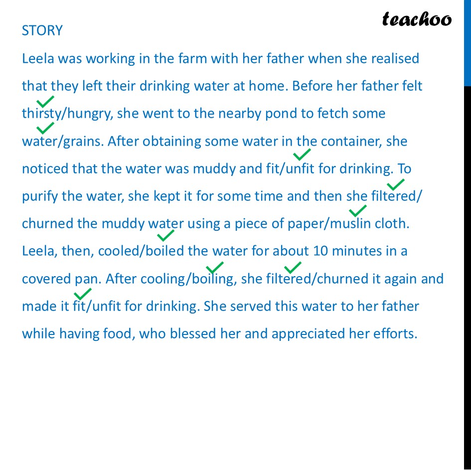 part 2 - Question 10 - Questions at the end of chapter (Page 178,179 & 180) - Chapter 9 Class 6 - Methods of Separation in Everyday Life (Curiosity) - Class 6