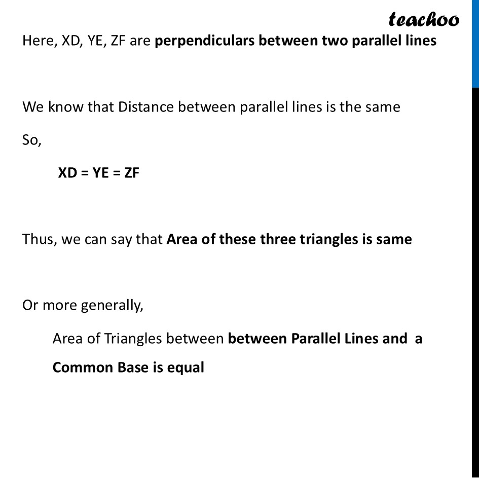part 3 - Triangles between Parallel Lines with a Common Base - Triangles between Parallel Lines with a Common Base - Chapter 7 Class 8 - Area (Ganita Prakash II) - Class 8 (Ganita Prakash - 1, 2 & Old NCERT)