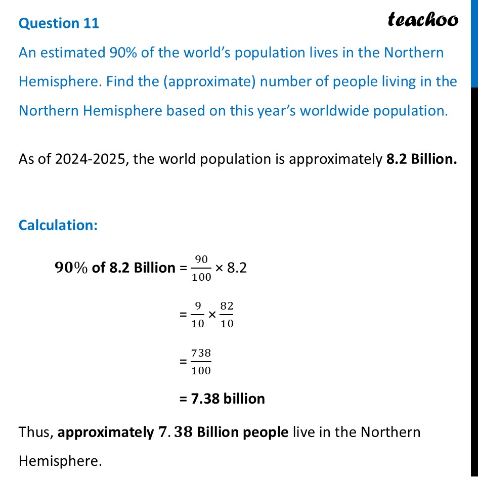 An estimated 90% of the world’s population lives in the Northern - Figure it out - Page 12, 13, 14