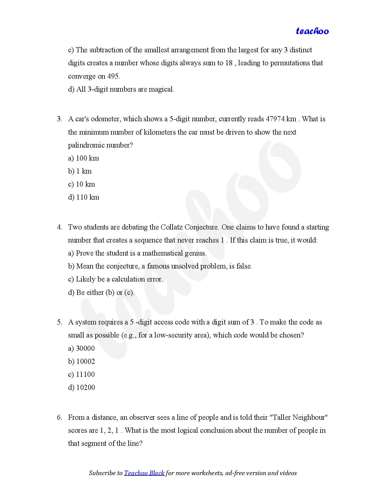 part 2 - MCQ - Worksheet 2 - Teachoo Questions - MCQs - Chapter 3 Class 6 - Number Play (Ganita Prakash) - Class 6 (Ganita Prakash & Old NCERT)