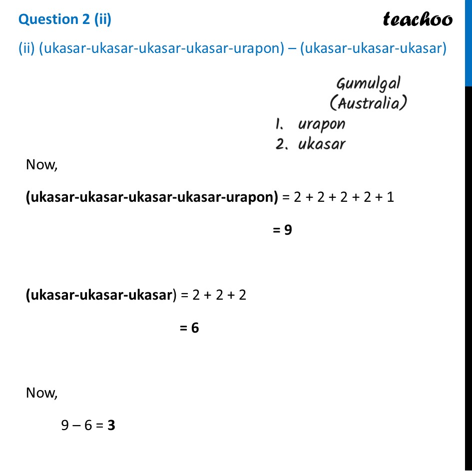 part 5 - Question 2 - Figure it out - Page 60, 61 - Chapter 3 Class 8 - A Story of Numbers (Ganita Prakash) - Class 8 (Ganita Prakash & Old NCERT)